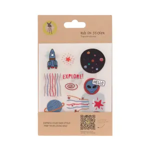 Woven textile stickers for children Lässig Espace image-0