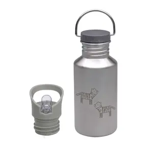 Stainless steel bottle for children Lässig Safari image-0