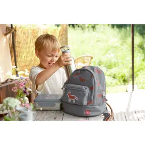 Stainless steel bottle for children Lässig Safari image-2