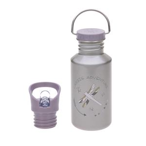 1210026332-botella-de-acero-inoxidable-para-ni-os-lassig-adventure-libelulle-gris-purpura-500-ml