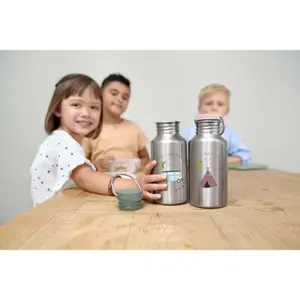 Stainless steel bottle for children Lässig Adventure Bus image-2