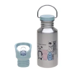 Stainless steel bottle for children Lässig About Friends image-0