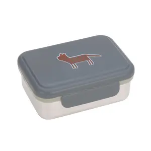 Stainless steel snack box for children Lässig Safari Tigre image-0