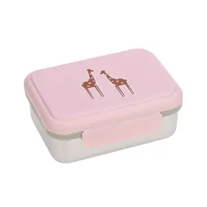 Stainless steel snack box for children Lässig Safari Giraffe image-0