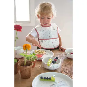 Children's non-slip silicone porcelain crockery set Lässig Garden Explorer image-2