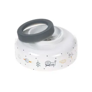Porcelain and silicone bowl non-slip child Lässig Garden Explorer image-2