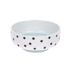 Porcelain and silicone bowl non-slip child Lässig Little Chums Chien image-0