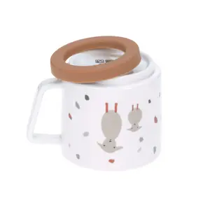 Non-slip porcelain cup for children Lässig Tiny Farmer Mouton/Oie image-2