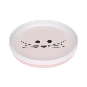 Porcelain and silicone plate for children Lässig Little Chums Souris image-0