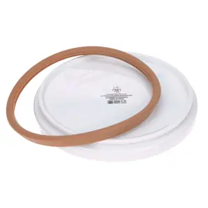 Porcelain and silicone plate for children Lässig Tiny Farmer Mouton/Oie image-3