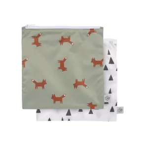 Children's snack pouches Lässig Little Forest Renard (x2) image-0