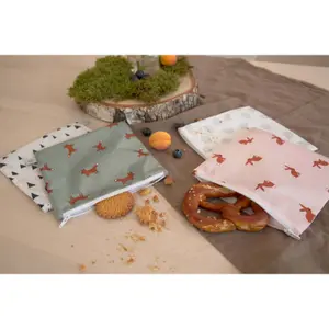Children's snack pouches Lässig Little Forest Renard (x2) image-2