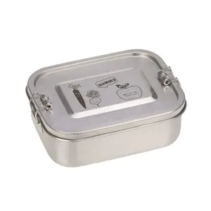 Stainless steel snack box for children Lässig Yummy image-0