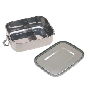 Stainless steel snack box for children Lässig Yummy image-1