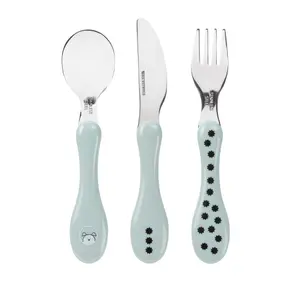 Children's stainless steel cutlery Lässig Little Chums Chien (x3) image-2
