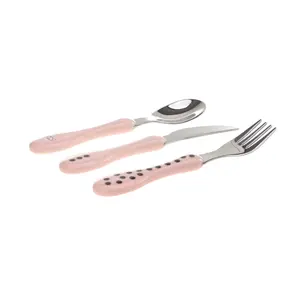 Children's stainless steel cutlery Lässig Little Chums Souris (x3) image-1