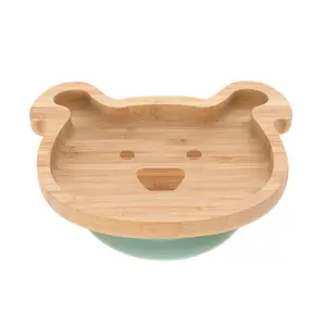 Baby bamboo plate Lässig Little Chums Chien image-0