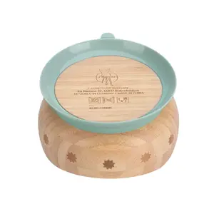 Bamboo bowl baby Lässig Little Chums Chien image-1