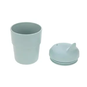 Silicone cup with spout baby Lässig Little Chums Chien image-1
