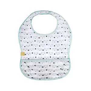 Bib with baby pocket Lässig Little Chums Chien image-0