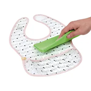 Bib with baby pocket Lässig Little Chums Souris image-4