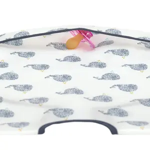 Long sleeve baby bib Lässig Little Water Baleine image-1