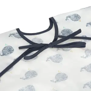 Long sleeve baby bib Lässig Little Water Baleine image-2