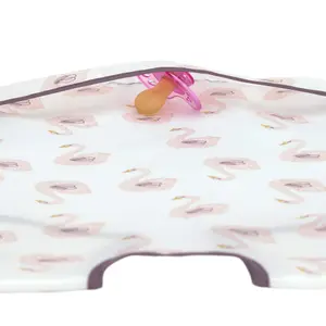 Long sleeve baby bib Lässig Little Water Cygne image-1