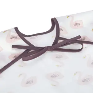 Long sleeve baby bib Lässig Little Water Cygne image-2