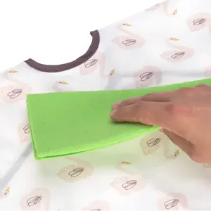 Long sleeve baby bib Lässig Little Water Cygne image-3