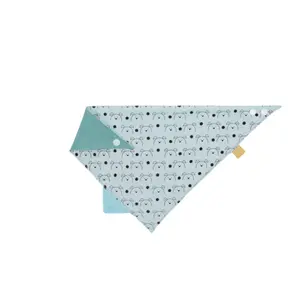 Bandana with baby teething element Lässig Little Chums Chien image-1