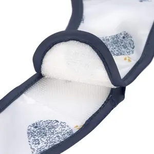 Bib with baby pocket Lässig Little Water Baleine image-2