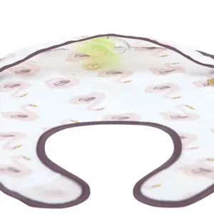 Bib with baby pocket Lässig Little Water Cygne image-1