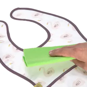 Bib with baby pocket Lässig Little Water Cygne image-3