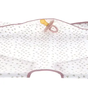 Long-sleeved bibs with baby pocket Lässig About Friends Chinchilla (x2) image-1