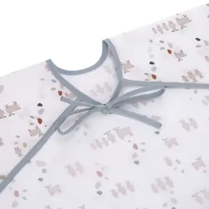 Long-sleeved bibs with baby pocket Lässig Tiny Farmer Mouton (x2) image-3