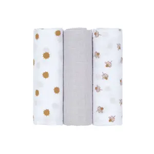 Pieces of muslin baby diapers Lässig (x3) image-1