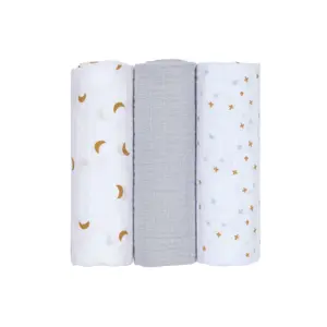 Pieces of muslin baby diapers Lässig (x3) image-1