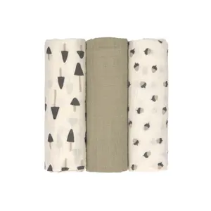 Baby muslin diapers Lässig Little Forest (x3) image-1