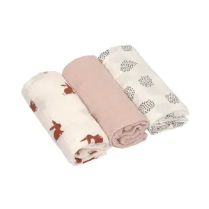 Pieces of baby muslin diapers Lässig Little Forest Lapin (x3) image-0
