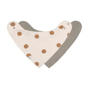 Baby bandanas Lässig Interlock GOTS Blocks/Bricks (x2) image-0