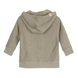 Hooded zipped jacket for babies Lässig Terry image-1