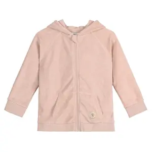Hooded zipped jacket for babies Lässig Terry image-0