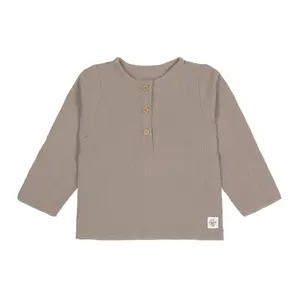 Long-sleeved baby muslin T-shirt Lässig Gots image-0
