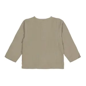 Long-sleeved baby muslin T-shirt Lässig Gots image-1