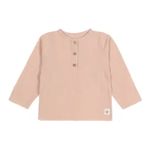 Long-sleeved baby muslin T-shirt Lässig Gots image-0