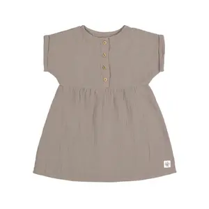Baby girl muslin dress Lässig Gots image-0
