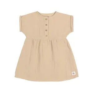 Baby girl muslin dress Lässig Gots image-0