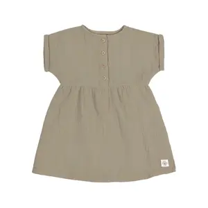 Baby girl muslin dress Lässig Gots image-0
