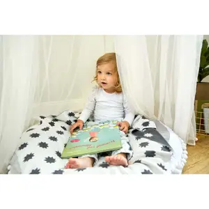 Organic cotton baby blanket Lässig Little Chums Étoiles image-2